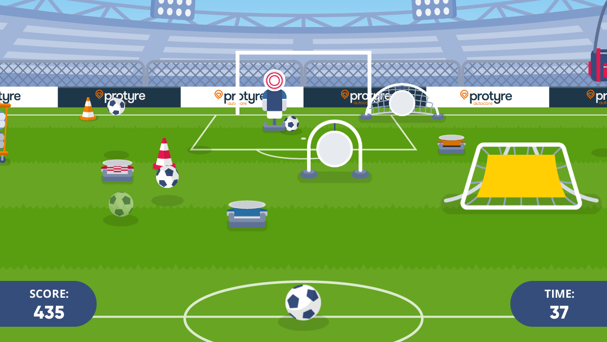 Protyre Soccer Skill Shot Game Multi-Ball