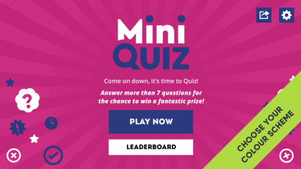 Mini Quiz - Choose Colour Scheme