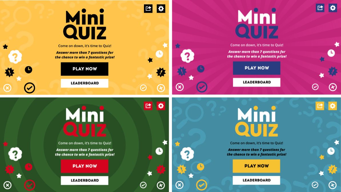 Mini Quiz Choose Colour Scheme