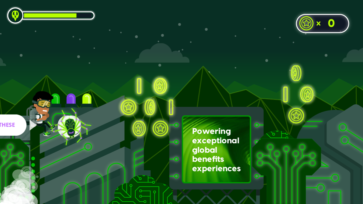 Benifex Branded Flyer Game Spider Collision