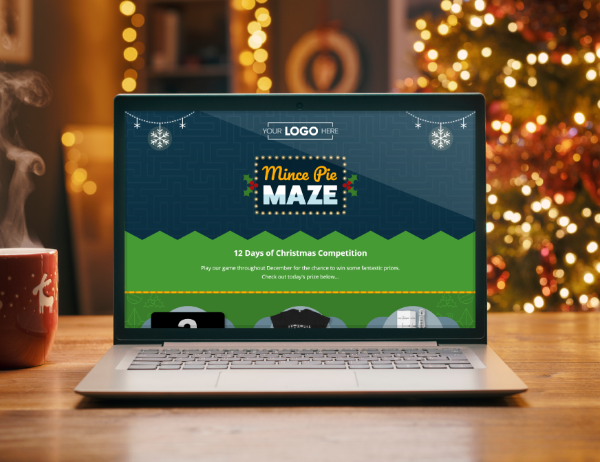 Mince Pie Maze Countdown Calendar
