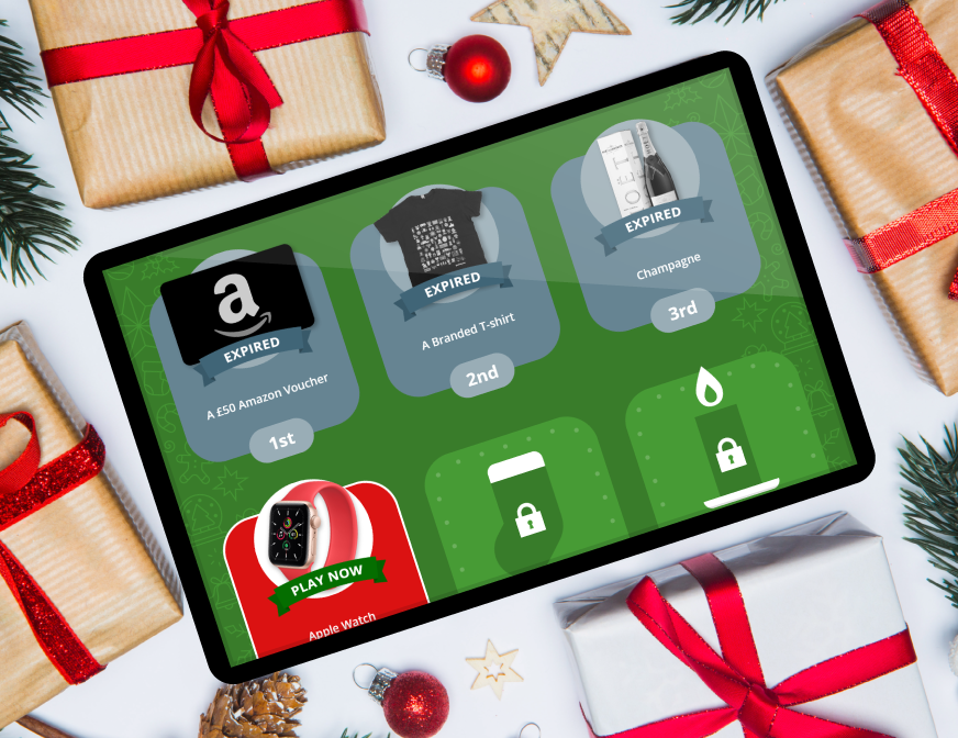 Mince Pie Maze Countdown Calendar