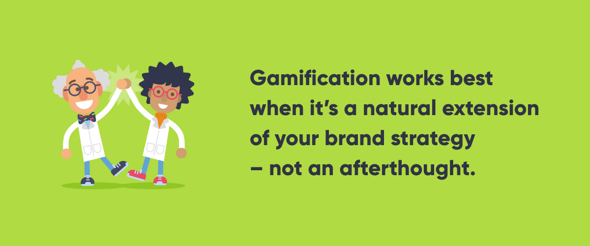 Text Image with Advice for Gamification Marketing Strategy
