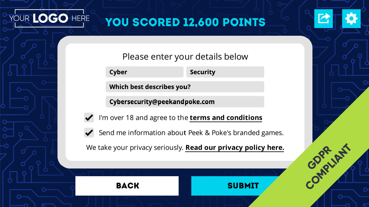 Cyber Security Mini Quiz A Customisable Branded Game From Peek & Poke