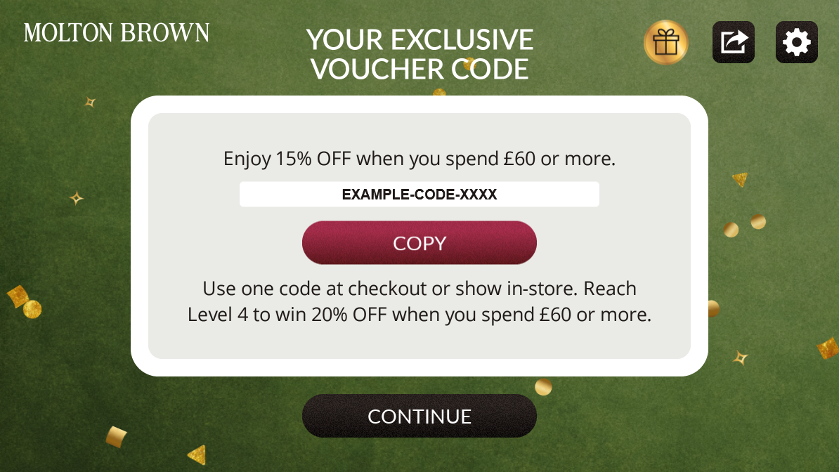 Molton Brown Game UI Offer Code