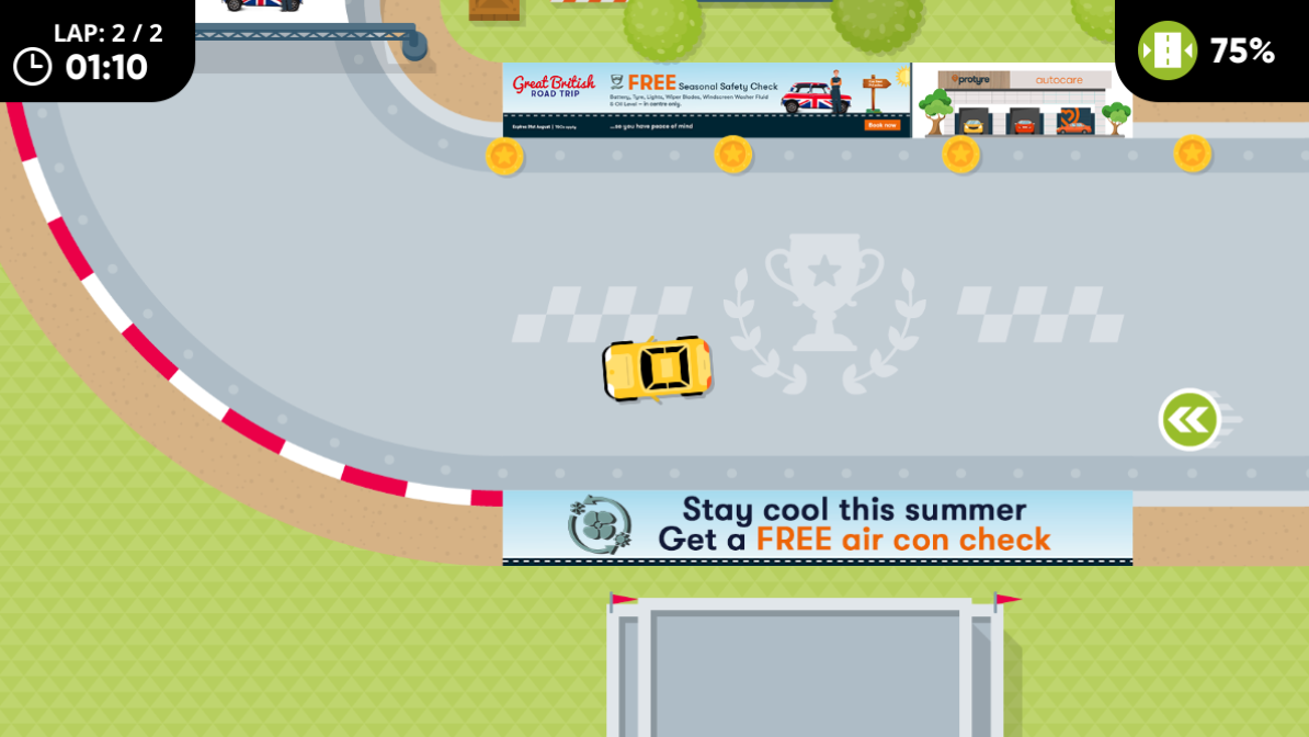 Protyre Great British Road Trip Gameplay Yellow