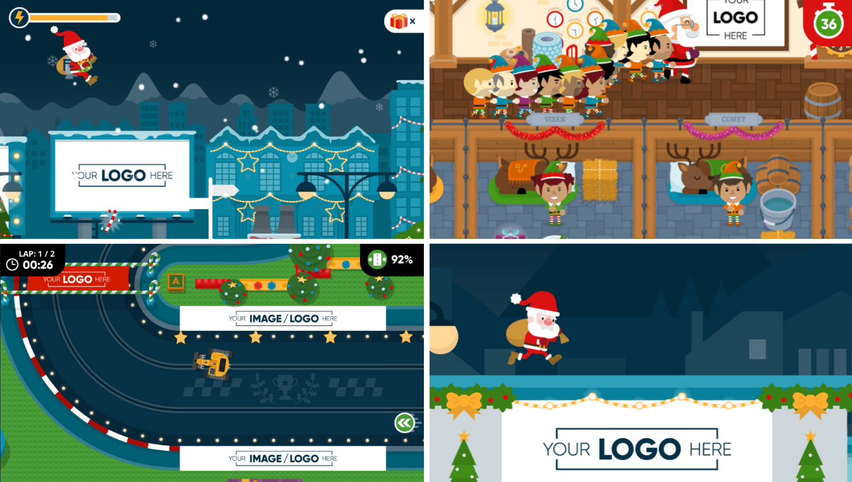 A collection of Ready-to-go Christmas games from Peek & Poke