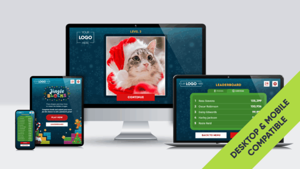 Jingle Blocks A Customisable Branded Game From Peek & Poke