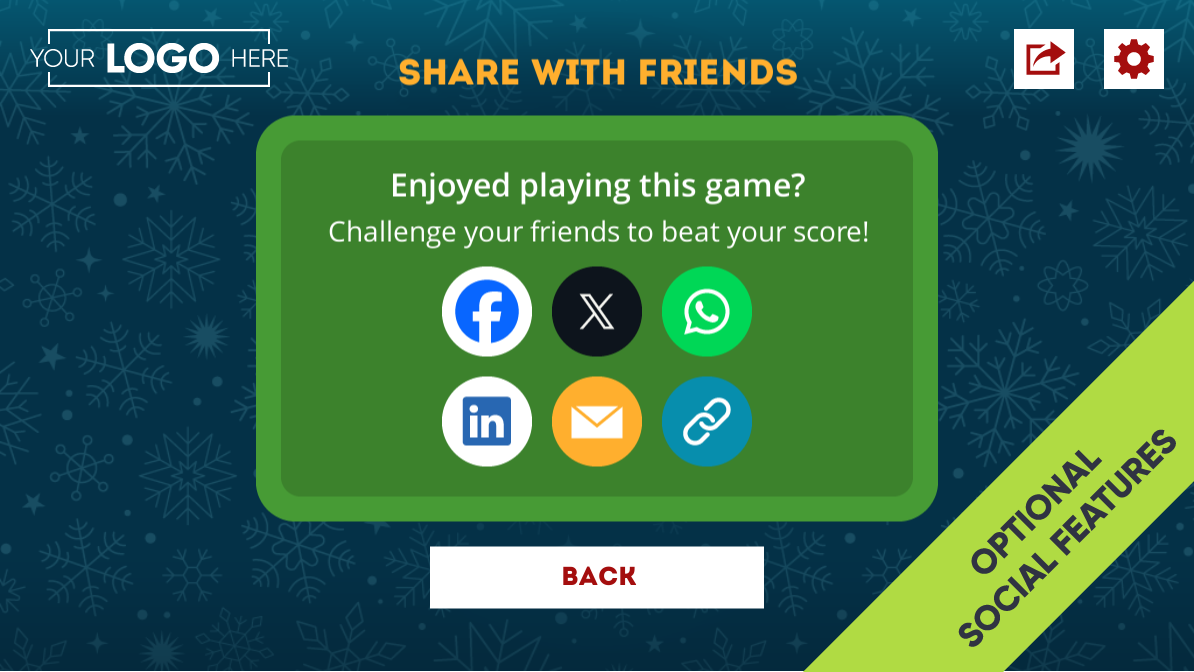 Jingle Blocks A Customisable Branded Game From Peek & Poke