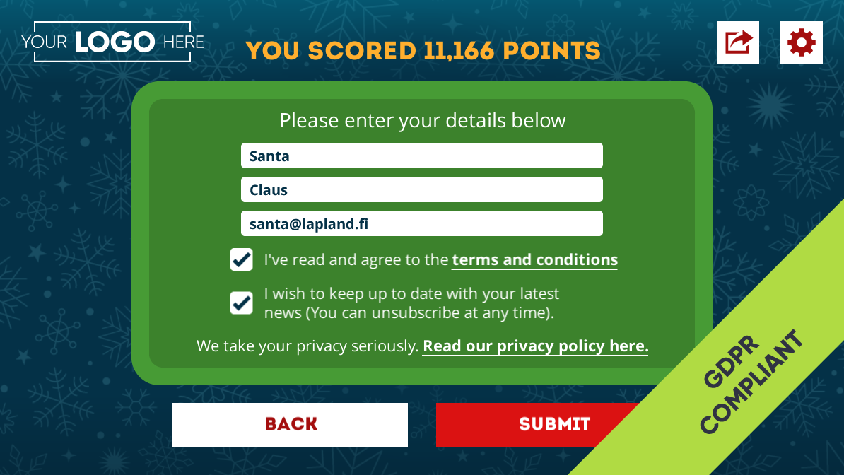 Jingle Blocks A Customisable Branded Game From Peek & Poke