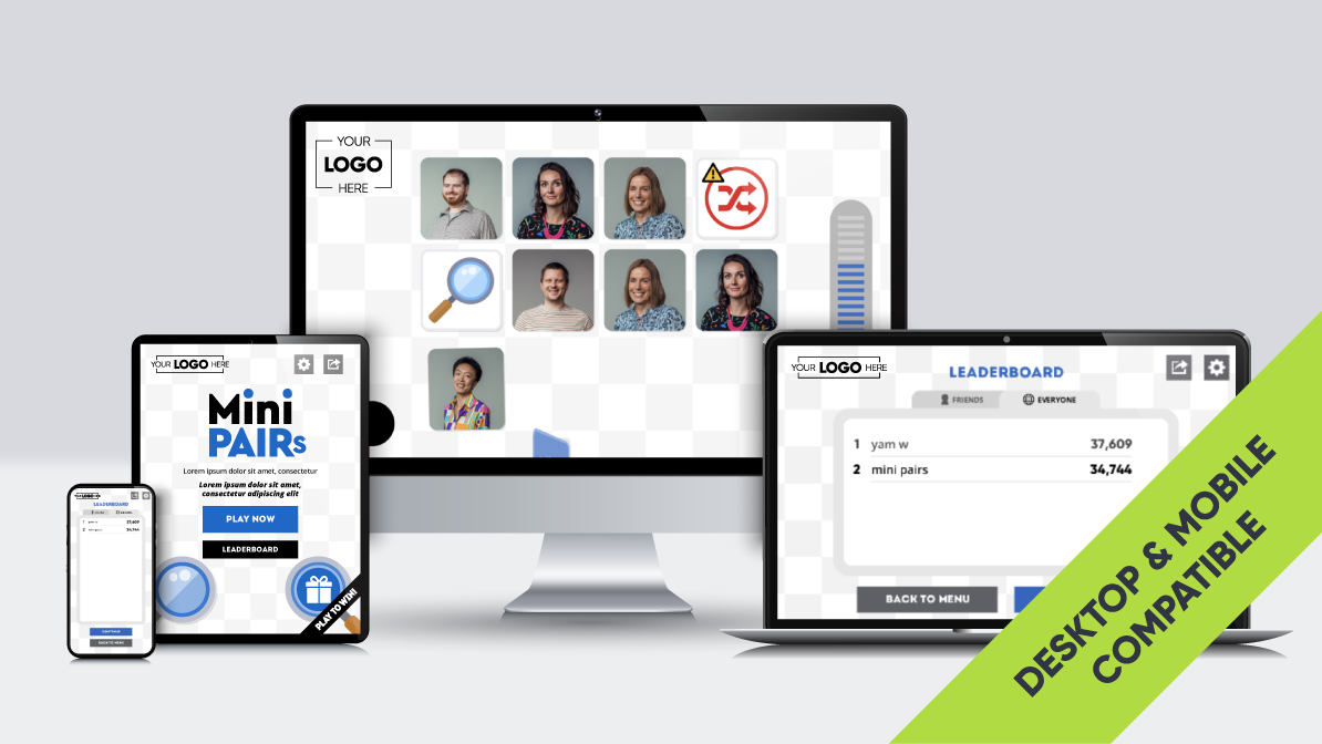 Mini Pairs Branded Game From Peek & Poke